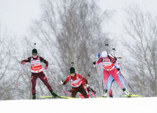 Russia Skiing Champions Race