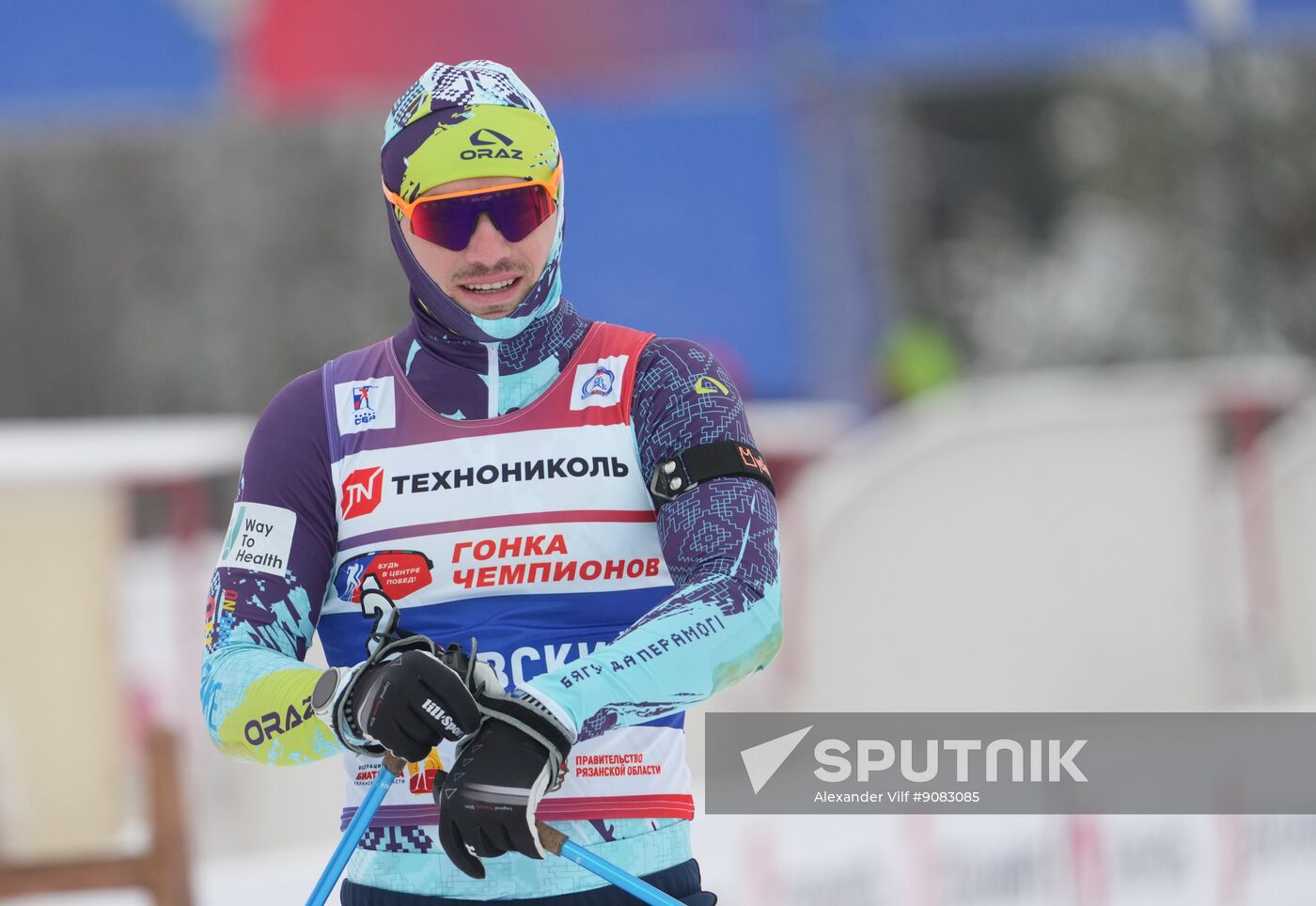 Russia Skiing Champions Race