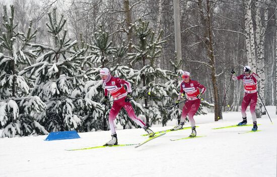 Russia Skiing Champions Race