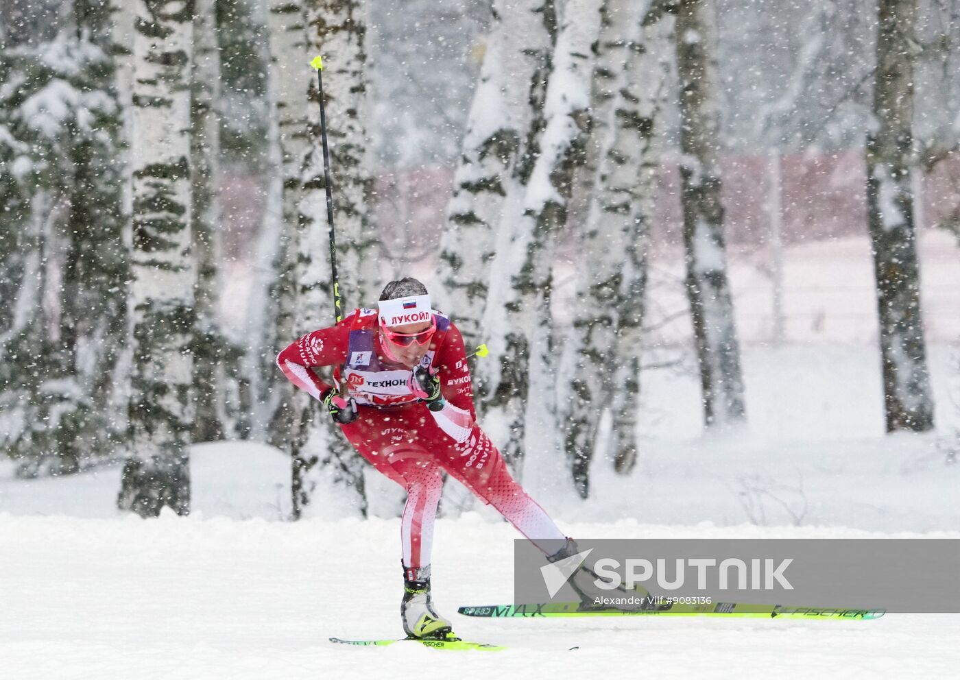 Russia Skiing Champions Race