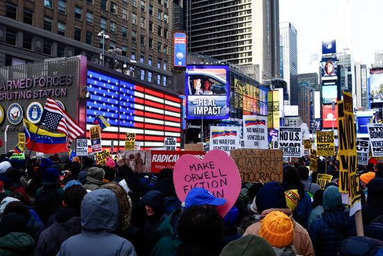 US Venezuela Attack Protests