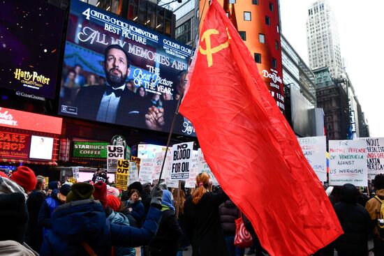 US Venezuela Attack Protests