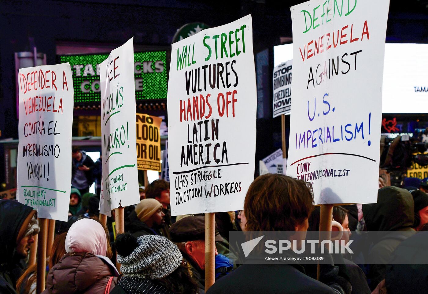 US Venezuela Attack Protests