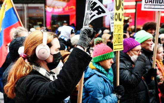 US Venezuela Attack Protests