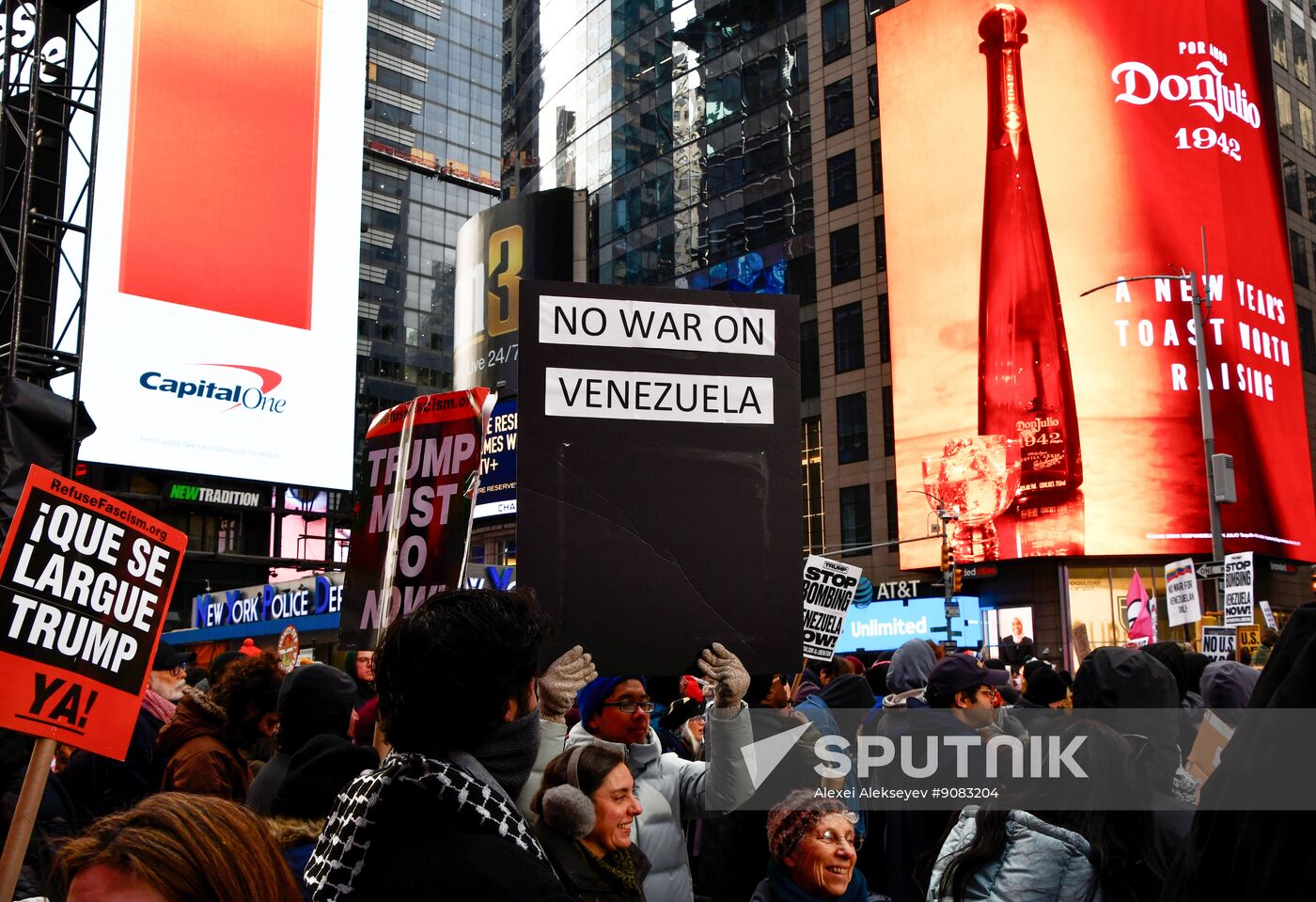 US Venezuela Attack Protests