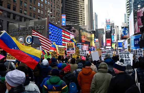 US Venezuela Attack Protests