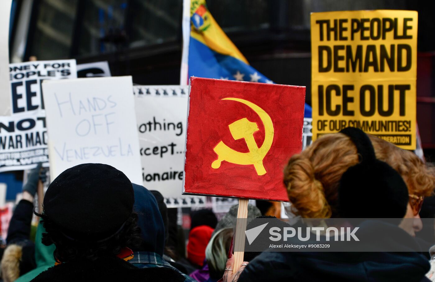 US Venezuela Attack Protests
