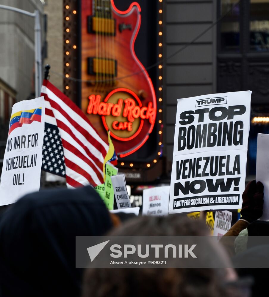 US Venezuela Attack Protests