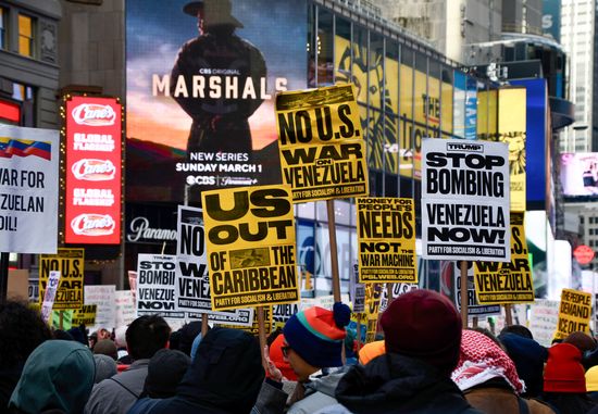 US Venezuela Attack Protests