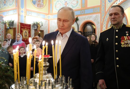 Russia Putin Religion Orthodox Christmas