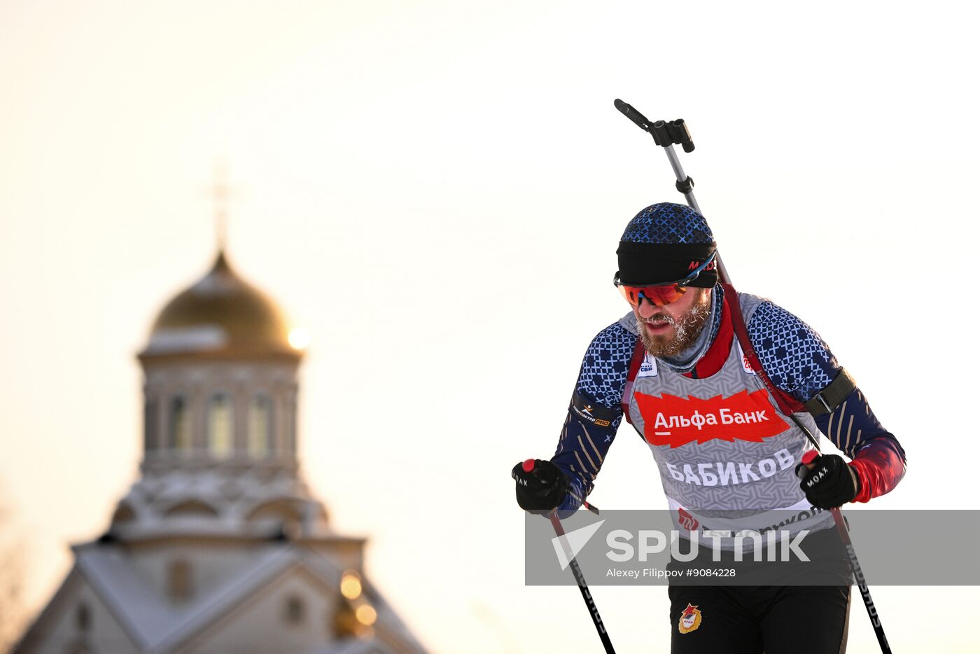 Russia Biathlon Championships Men Training