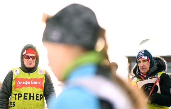 Russia Biathlon Championships Women Training