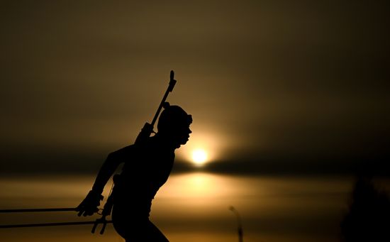 Russia Biathlon Championships Women Training