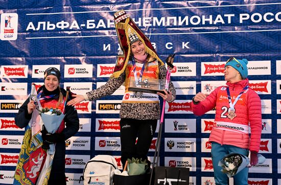 Russia Biathlon Championships Women Individual