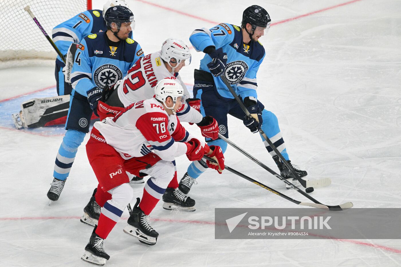Russia Ice Hockey Kontinental League Sibir - Lokomotiv