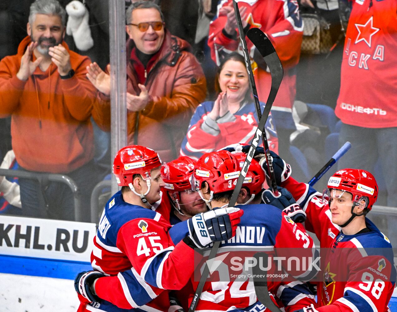 Russia Ice Hockey Kontinental League CSKA - Dragons