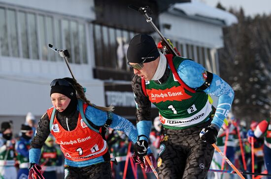 Russia Biathlon Championships Single Mixed Relay