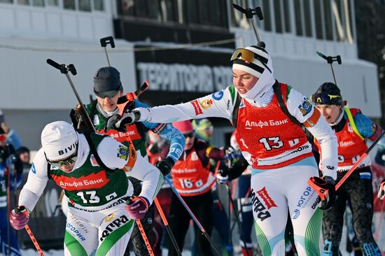 Russia Biathlon Championships Single Mixed Relay