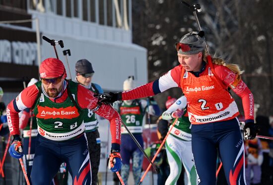 Russia Biathlon Championships Single Mixed Relay