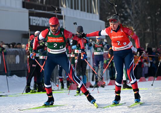 Russia Biathlon Championships Single Mixed Relay