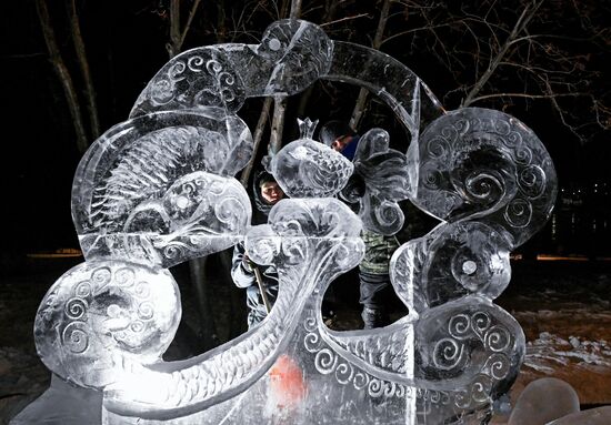 Russia Ice Sculpture Festival