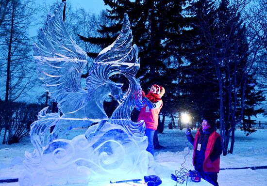 Russia Ice Sculpture Festival