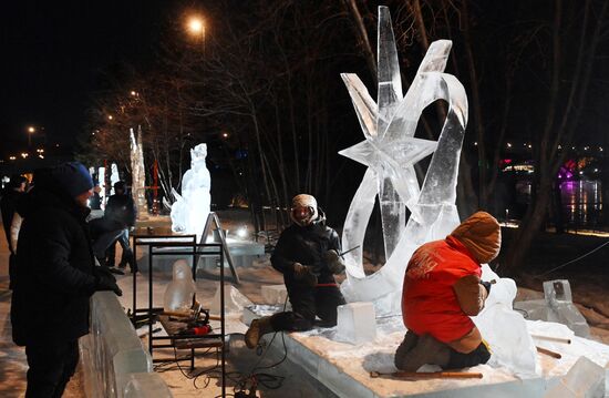 Russia Ice Sculpture Festival