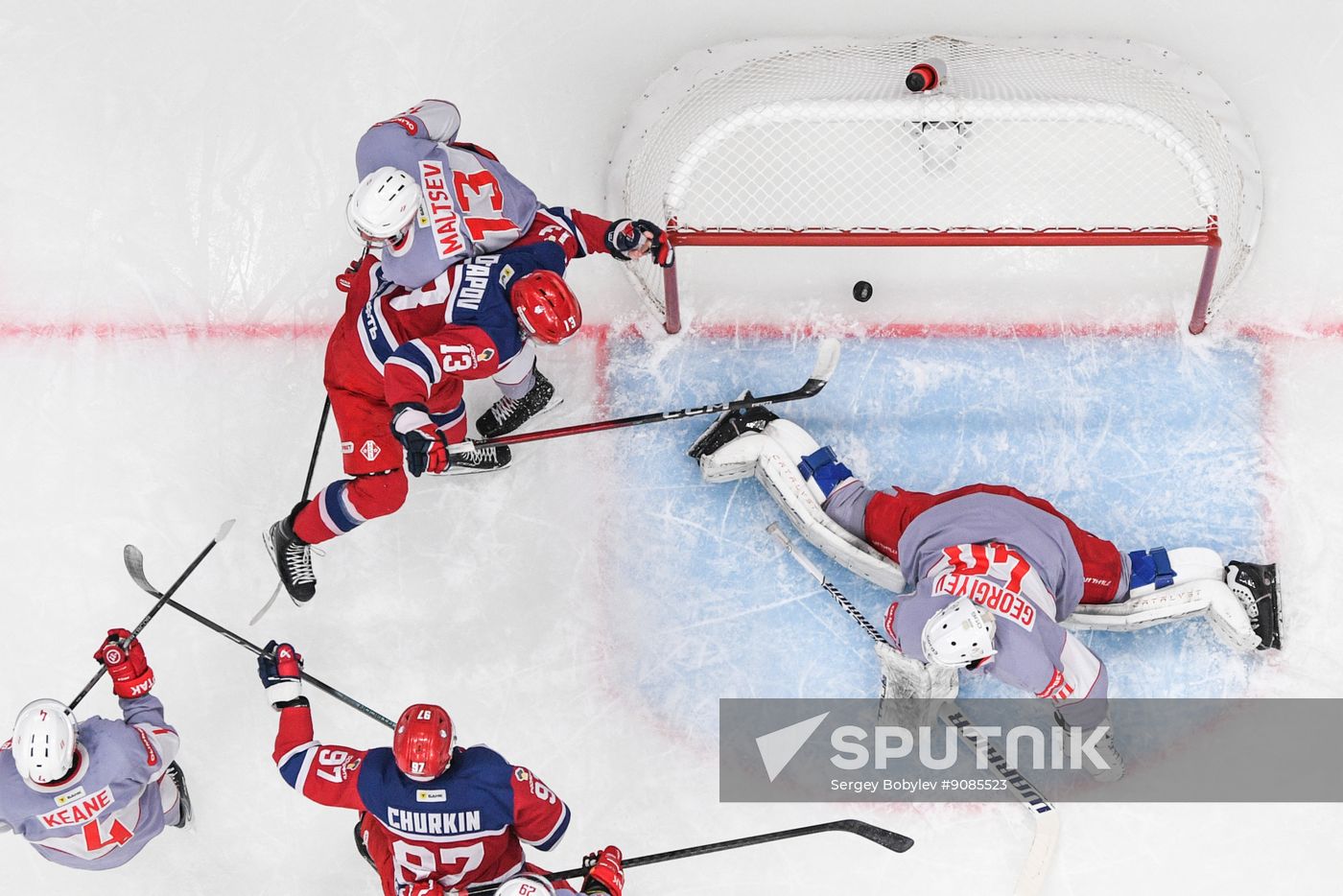 Russia Ice Hockey Kontinental League CSKA - Spartak