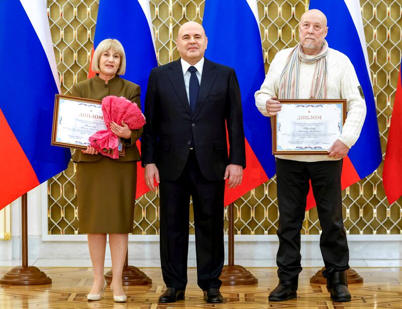 Russia Mishustin Mass Media Government Awards