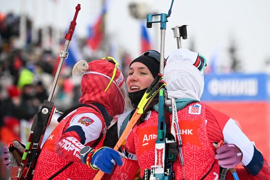 Russia Biathlon Cup Women Pursuit
