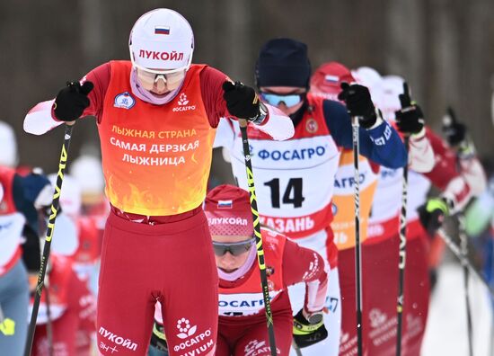 Russia Cross-Country Skiing Cup Women Skiathlon