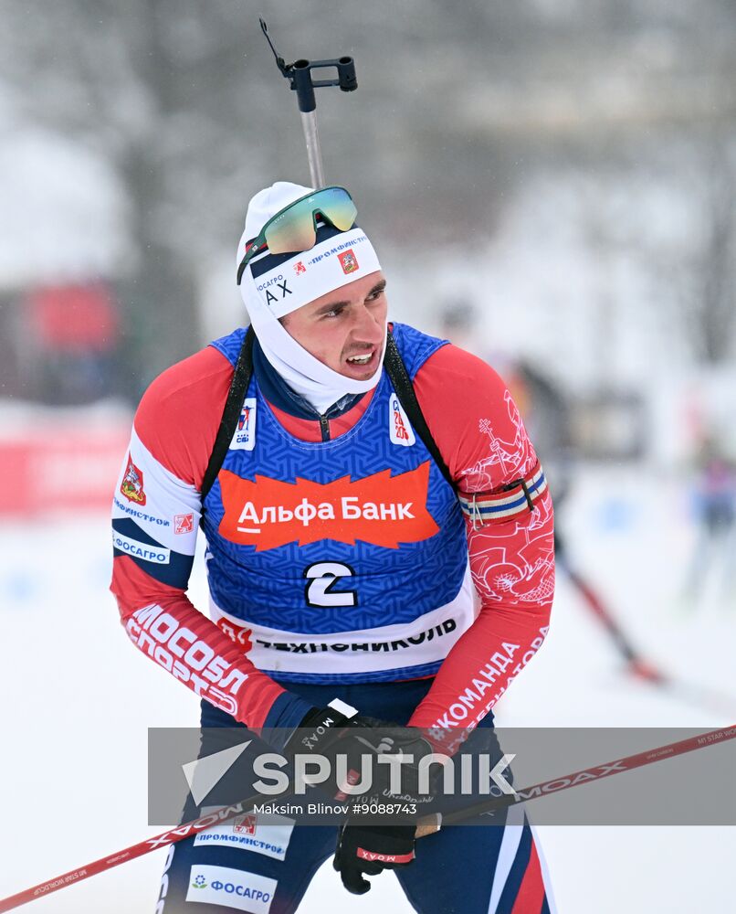 Russia Biathlon Cup Men Mass Start
