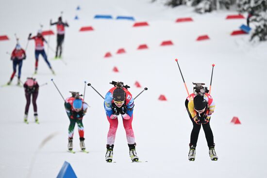 Russia Biathlon Cup Women Mass Start