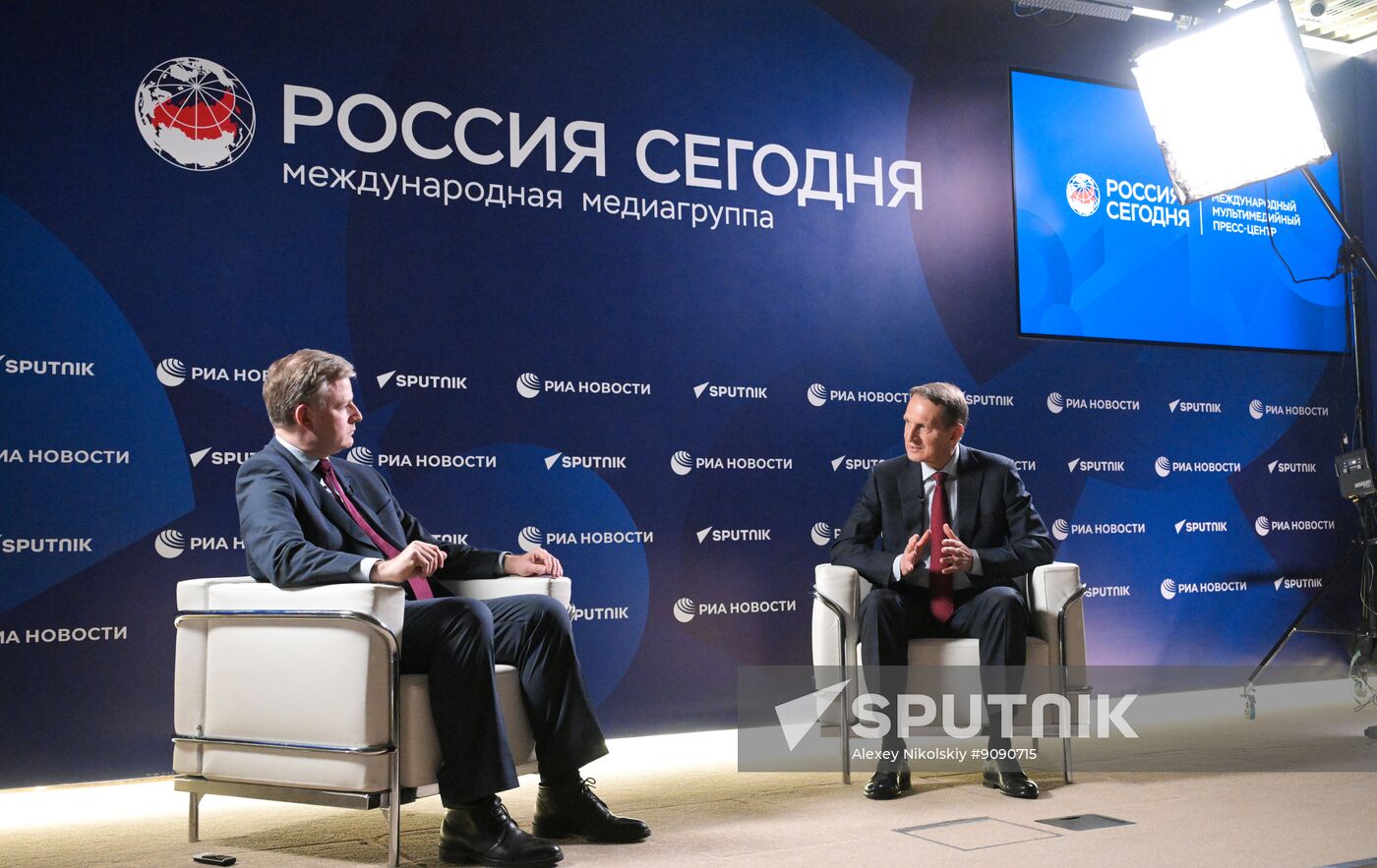 Russia Foreign Intelligence Service Director Interview