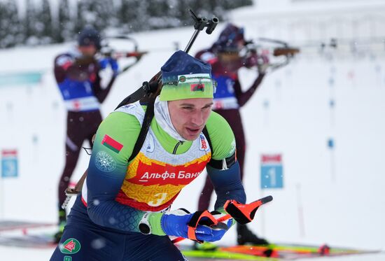 Belarus Biathlon Commonwealth Cup Men Pursuit