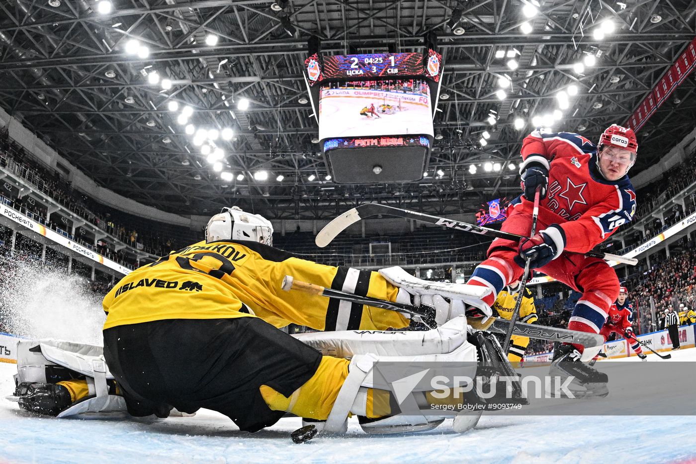 Russia Ice Hockey Kontinental League CSKA - Severstal