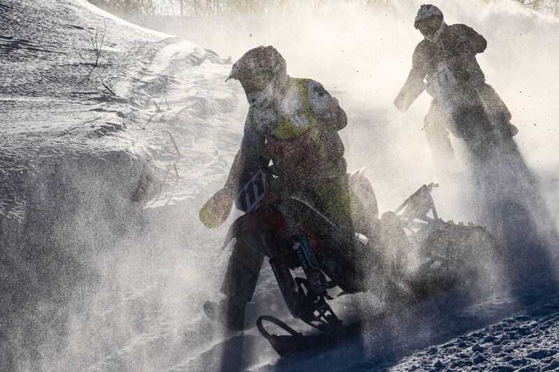 Russia Snowcross Snowbike Competition