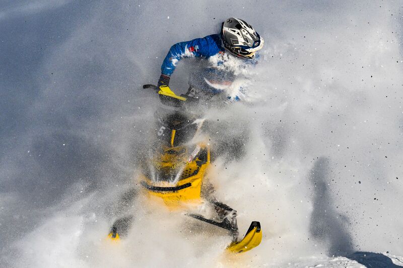 Russia Snowcross Snowbike Competition