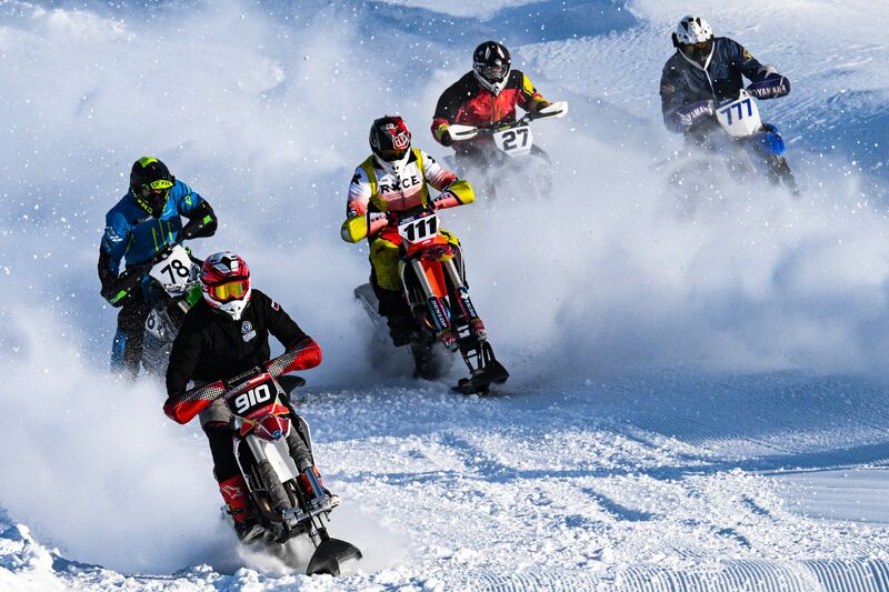 Russia Snowcross Snowbike Competition