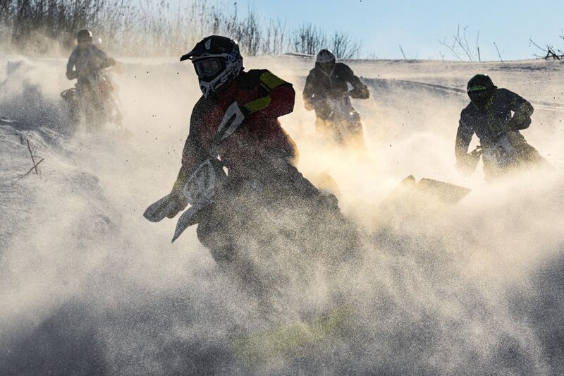 Russia Snowcross Snowbike Competition