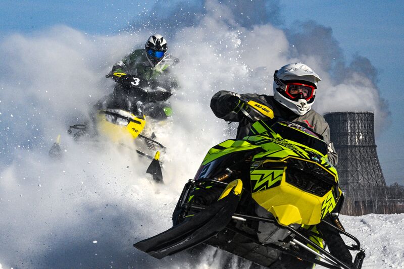 Russia Snowcross Snowbike Competition