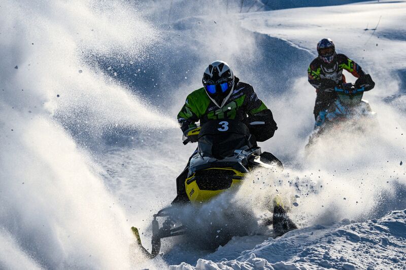 Russia Snowcross Snowbike Competition