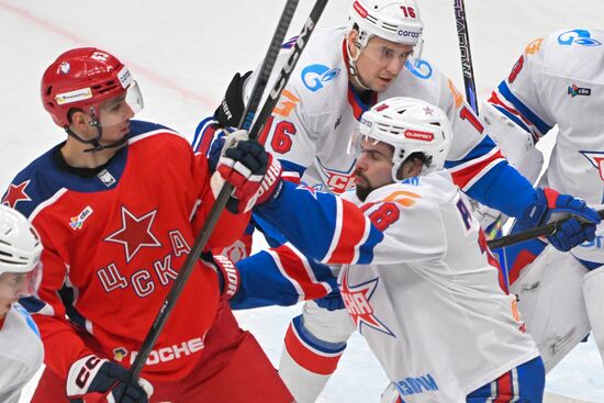 Russia Ice Hockey Kontinental League CSKA - SKA