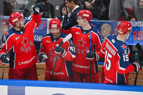 Russia Ice Hockey Kontinental League CSKA - SKA