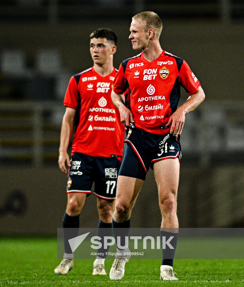 UAE Soccer Premier-League Winter Cup CSKA - Krasnodar