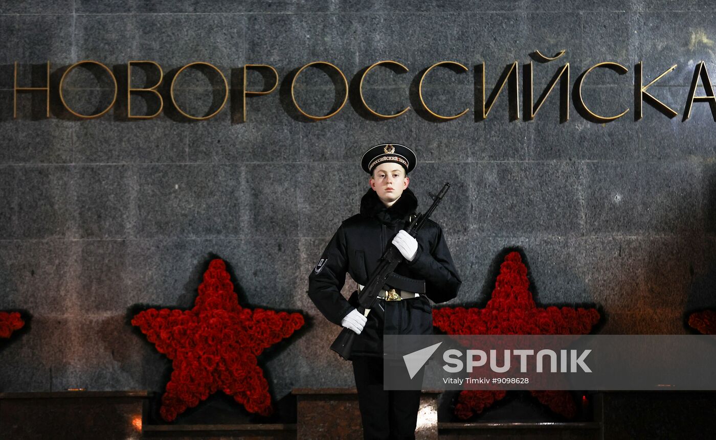 Russia WWII Malaya Zemlya Landing Anniversary