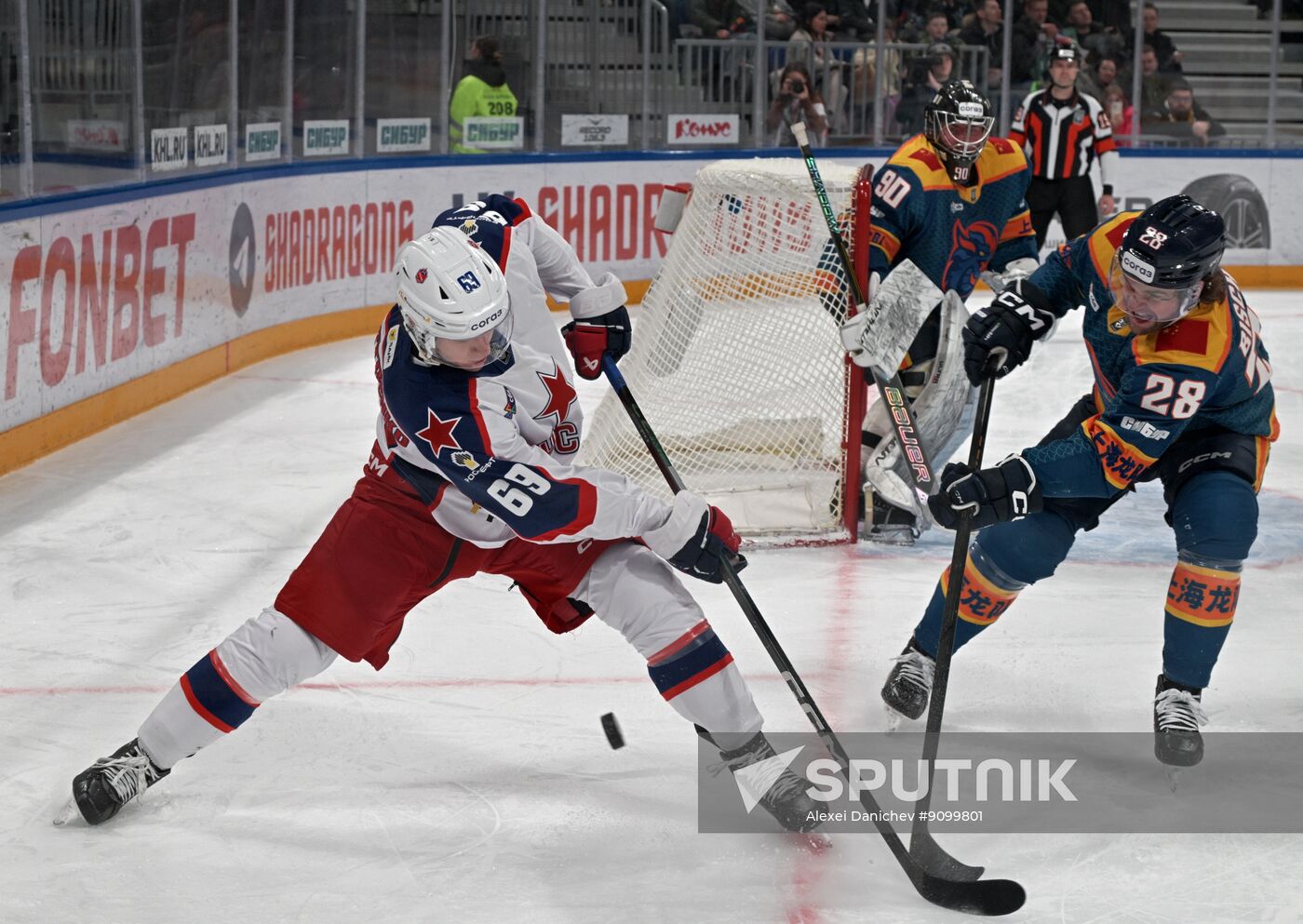 Russia Ice Hockey Kontinental League Dragons - CSKA