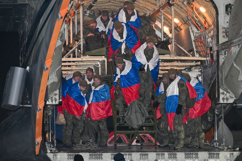 Russia Ukraine Military Operation POWs Exchange