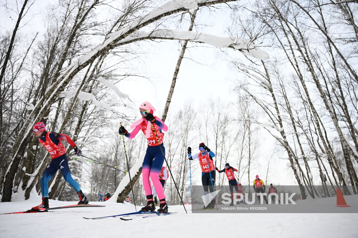 Russia Mass Ski Race