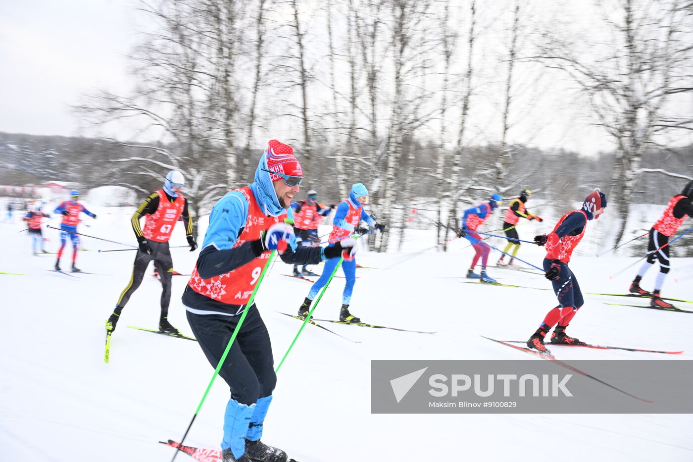 Russia Mass Ski Race